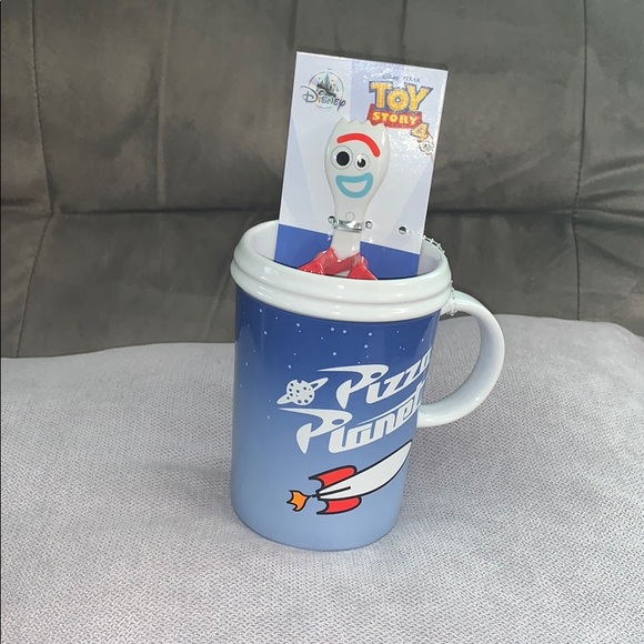 Disney Pizza Planet Mug and Forky Spoon Set - Picture 5 of 8